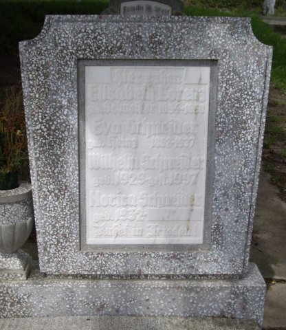 Heinz Eva 1862-1937 Grabstein